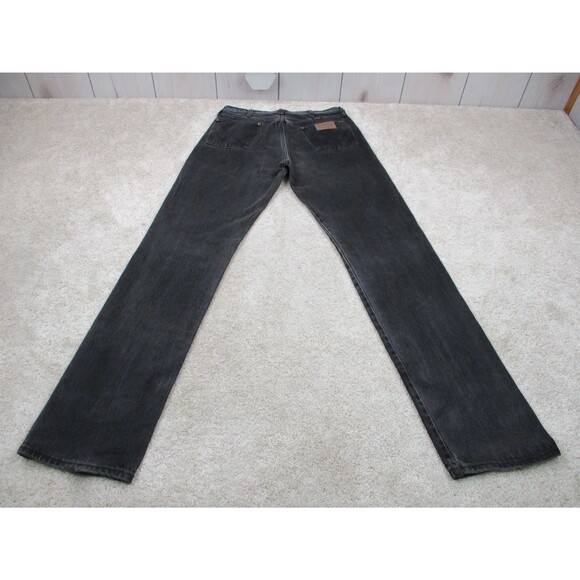 Wrangler Other - VINTAGE Wrangler Jeans Mens 30x36 Black 13MWZ Cowboy Straight Western Denim USA